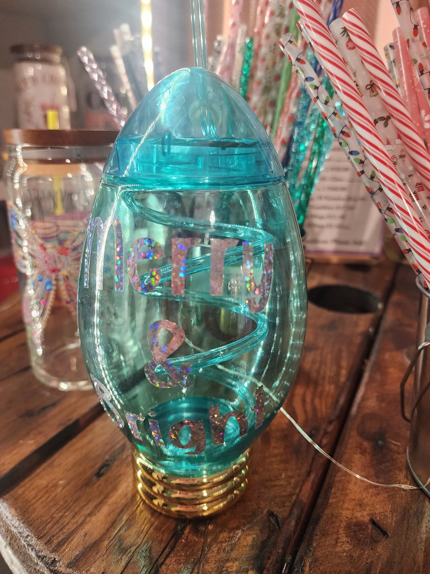 Holiday Light Bulb Cups