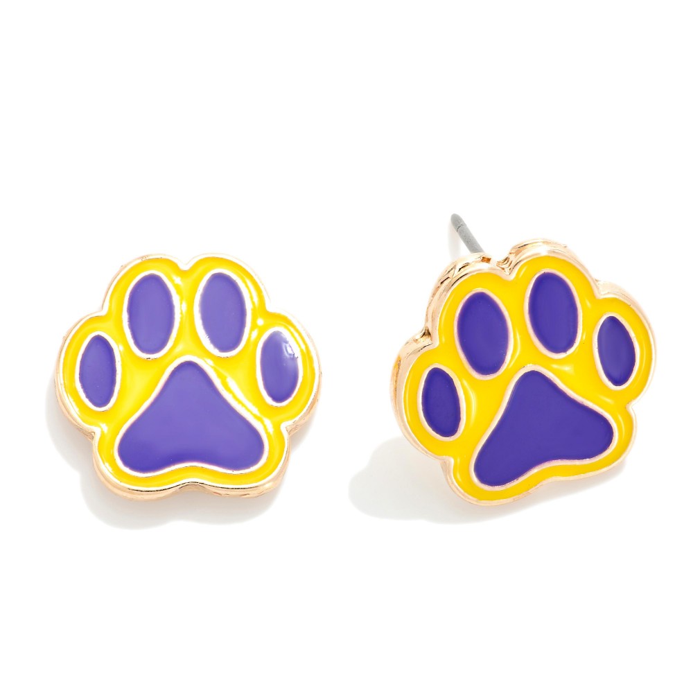 Paw Stud Earring