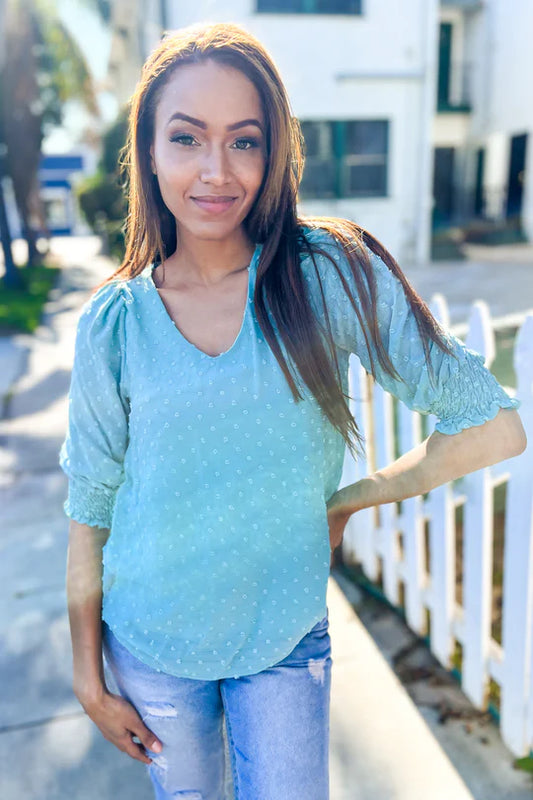 Spring Mint Blouse