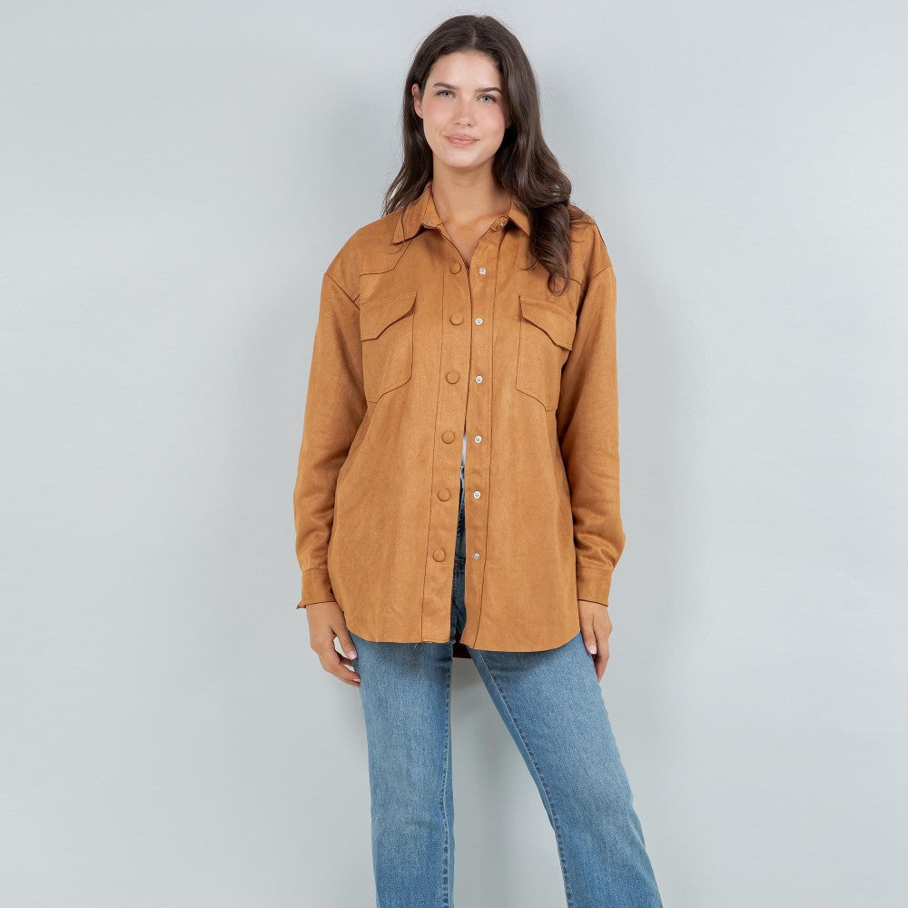 Tan Snap Jacket