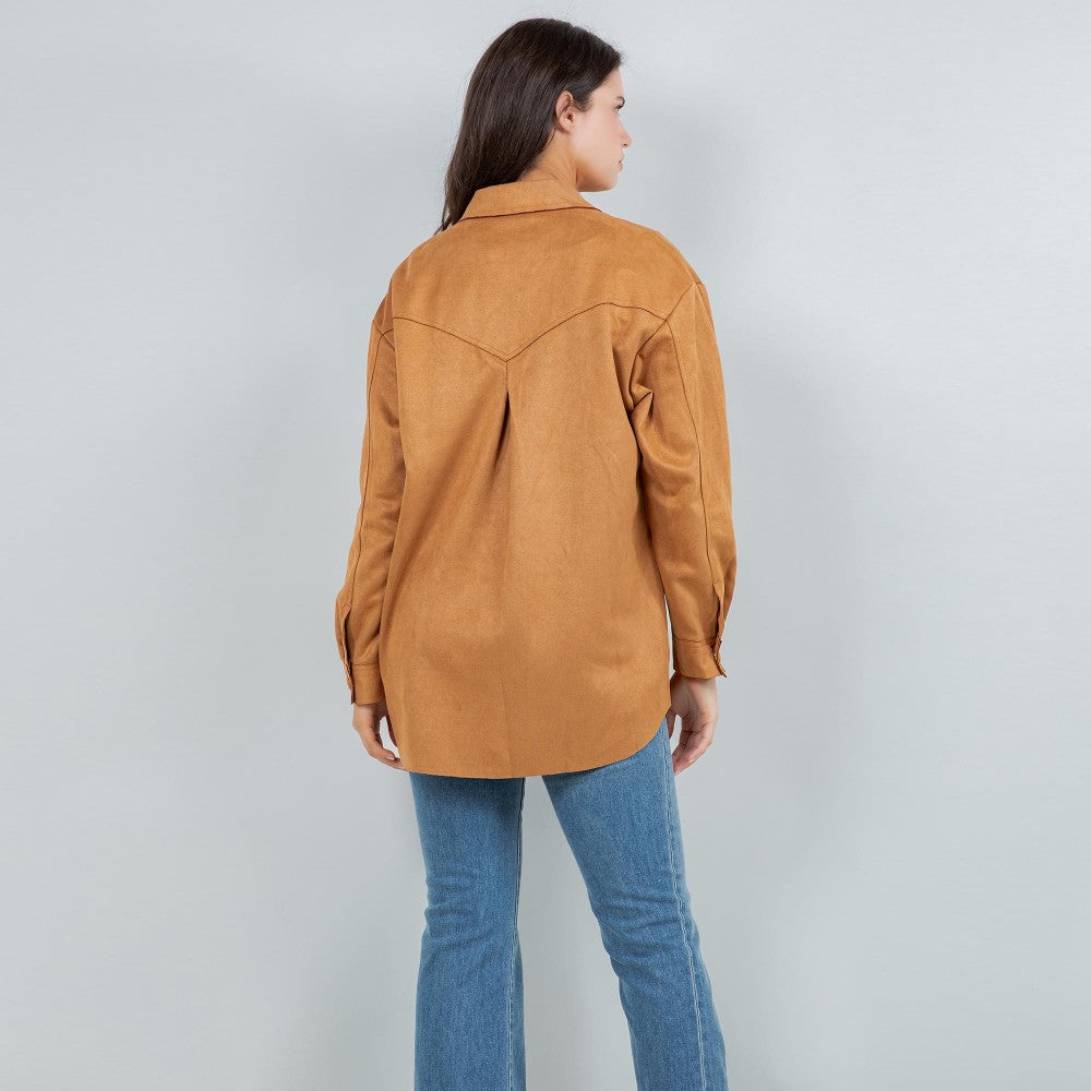 Tan Snap Jacket