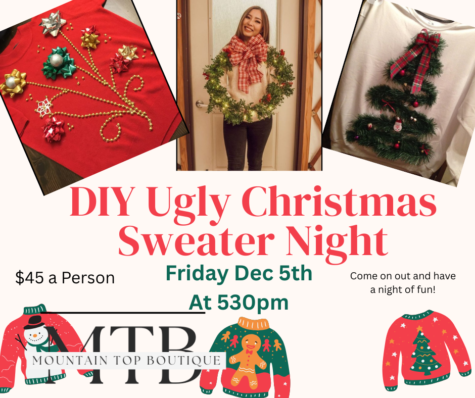 DIY Ugly Christmas Sweater Night