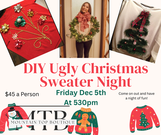 DIY Ugly Christmas Sweater Night