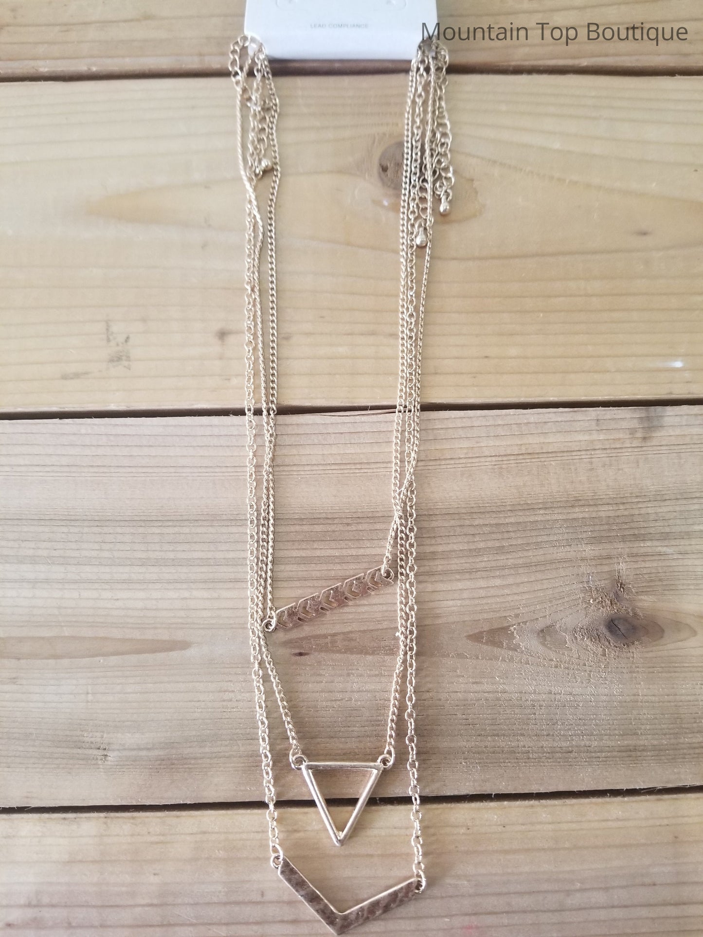 Arrow Metal Necklace Set